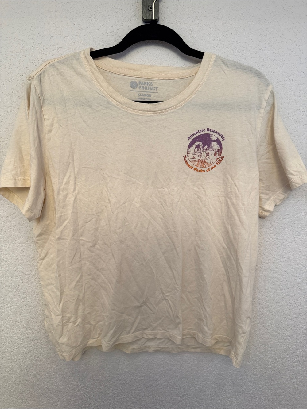 Parks Project Children’s Size XL Cream Tee